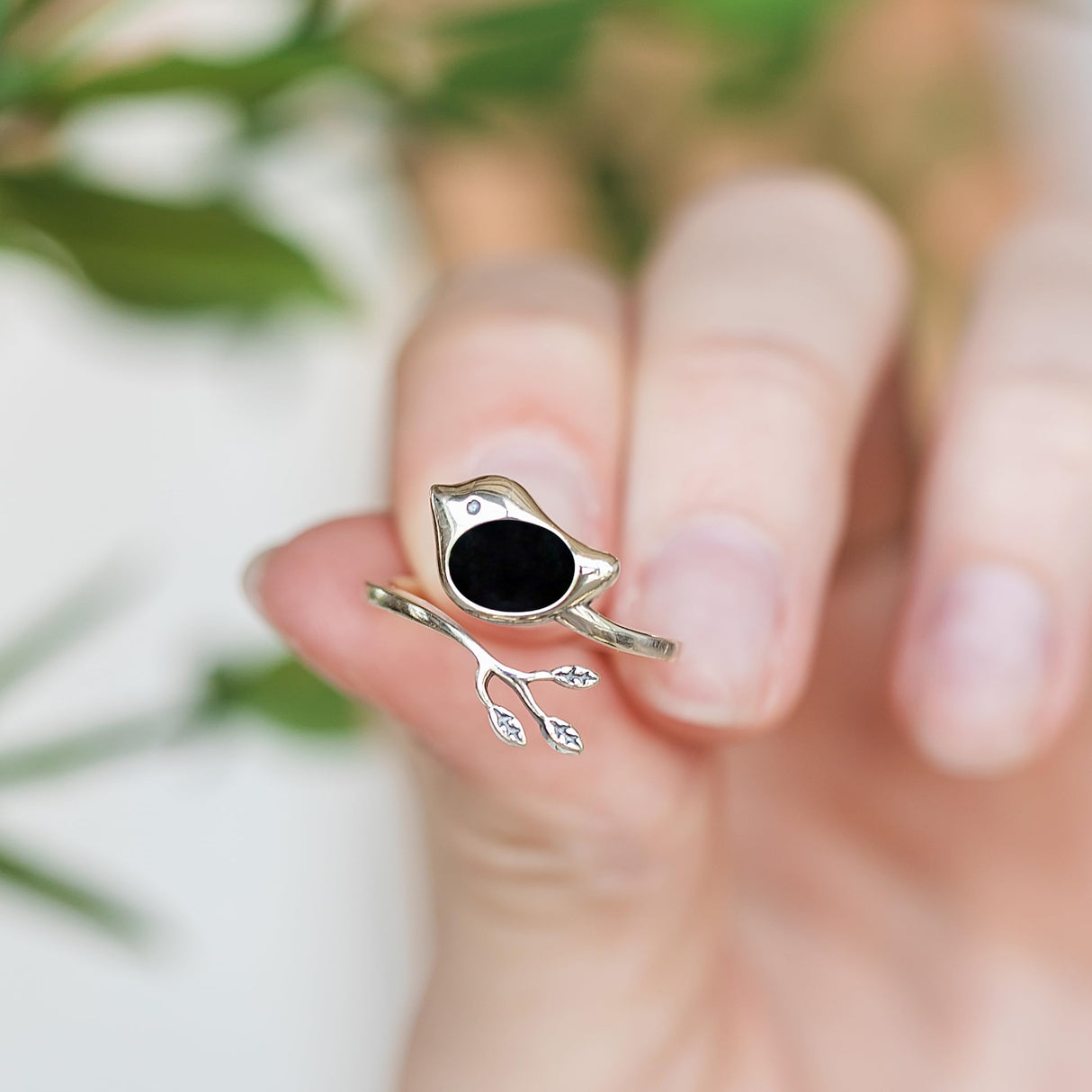Bottled Up Designs Handmade Little Bird Ring, Recycled Antique Bottles, Sterling Silver, Eco Friendly, Made in USA, Birthday Gifts, Mothers Day, Women, Anniversary (Red Beer Bottle)