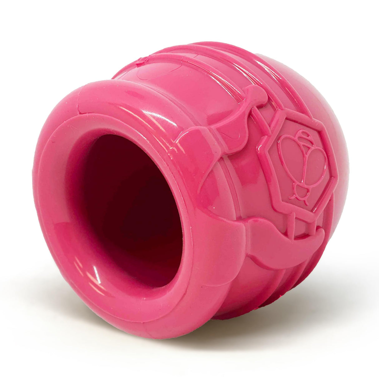 SodaPup Honey Pot – Durable Dog Treat Dispenser & Enrichment Toy Made in USA from Non-Toxic, Pet Safe, Food Safe Natural Rubber Material for Mental Stimulation, Problem Chewing, Calming Nerves, & More