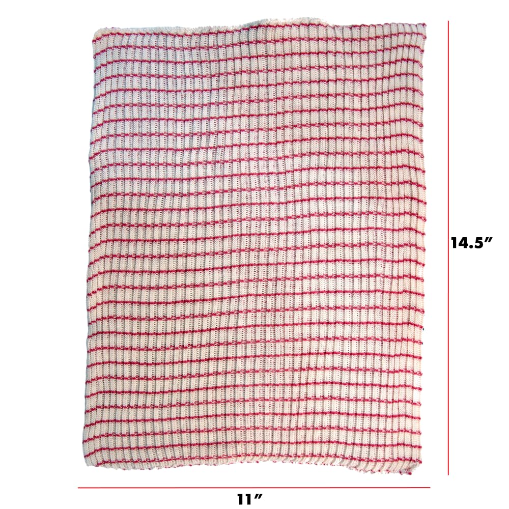 Experience The Best in Dish Cloths - Soft, Absorbent, Durable (6 Pack) - Made in America - Sold by Vets - 6 Pack
