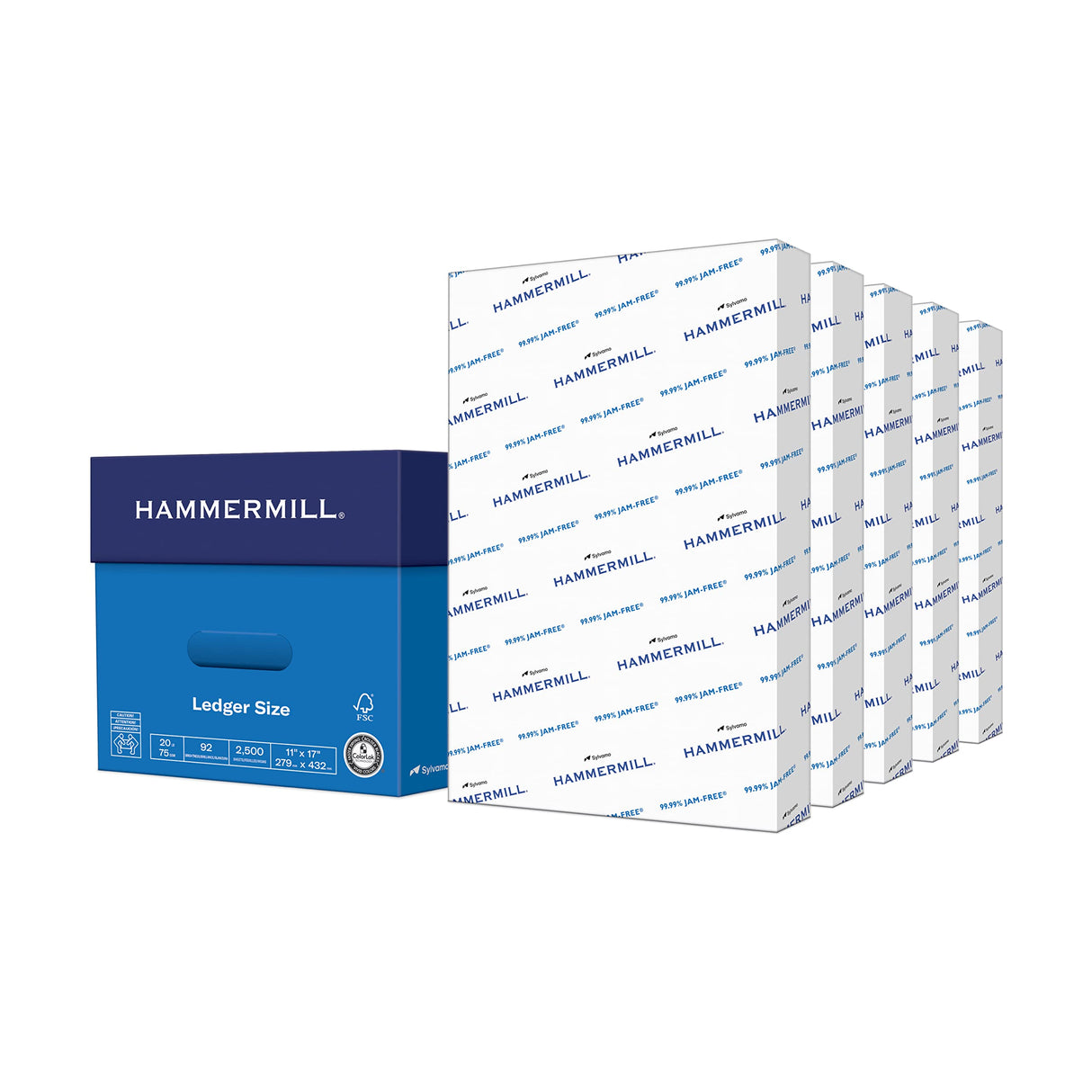 Hammermill Printer Paper, 20 Lb Copy Paper, 8.5 x 11 - 3 Ream (1,500 Sheets) - 92 Bright, Made in the USA, 500 Count (pack of 3)