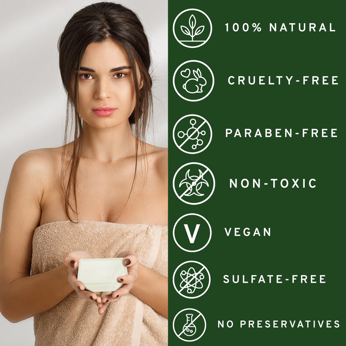Tea Tree Oil Soap Bar for Face & Body, 4oz – Antifungal Antiseptic Natural Remedy Skin Cleanser – Pure Essential Oil Infused Skincare Cleansing Anti Fungal Bar Soap for Fungus, Ringworm, Acne
