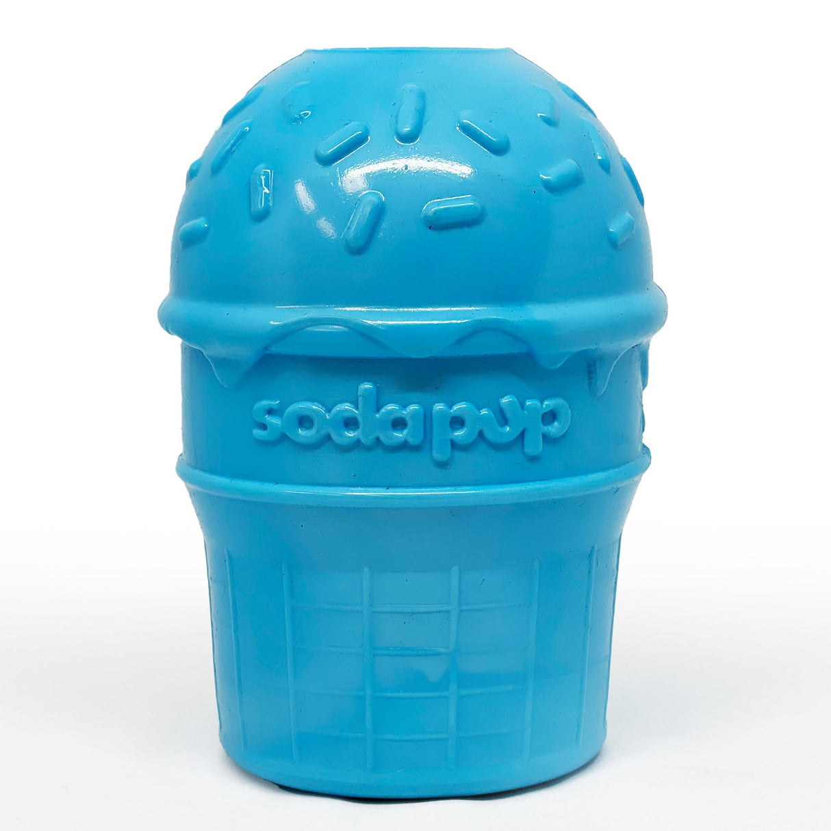 SodaPup Honey Pot – Durable Dog Treat Dispenser & Enrichment Toy Made in USA from Non-Toxic, Pet Safe, Food Safe Natural Rubber Material for Mental Stimulation, Problem Chewing, Calming Nerves, & More