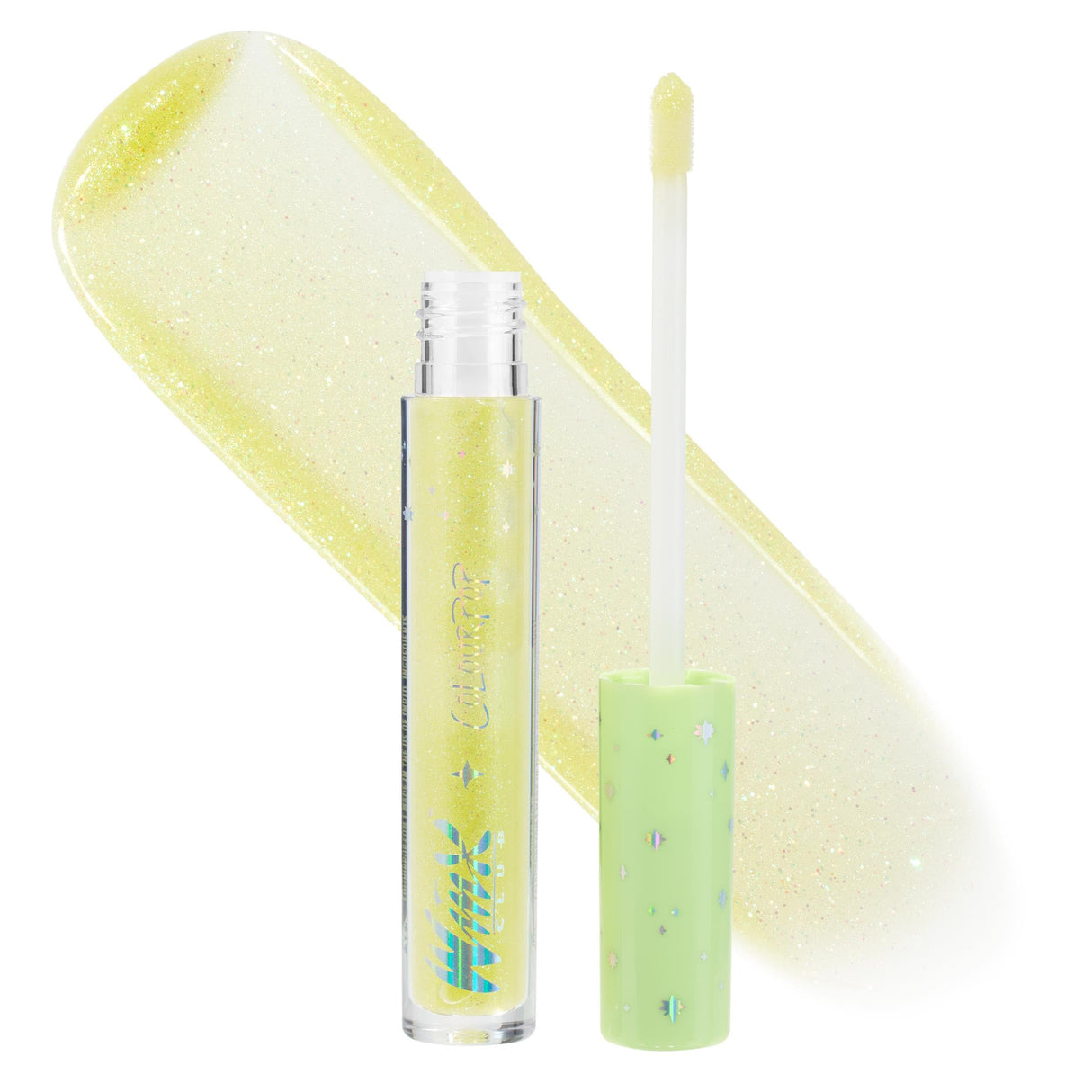 ColourPop Winx Club Ultra Glossy Lip Gloss - Hydrating Gold Lip Gloss for Juicy, Fuller-Looking Lips - Formulated with Jojoba Oil to Moisturize & Nourish - Flora (0.11 oz)