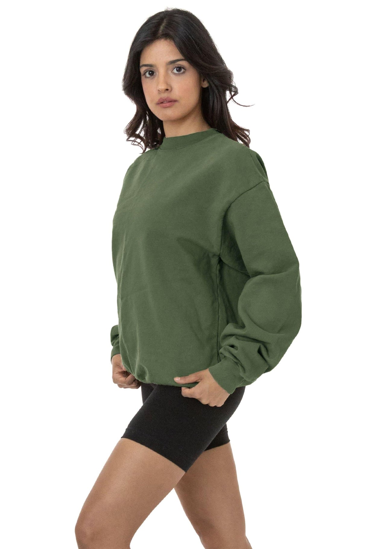Los Angeles Apparel Heavy Fleece Crewneck Sweater (Garment Dye 2)