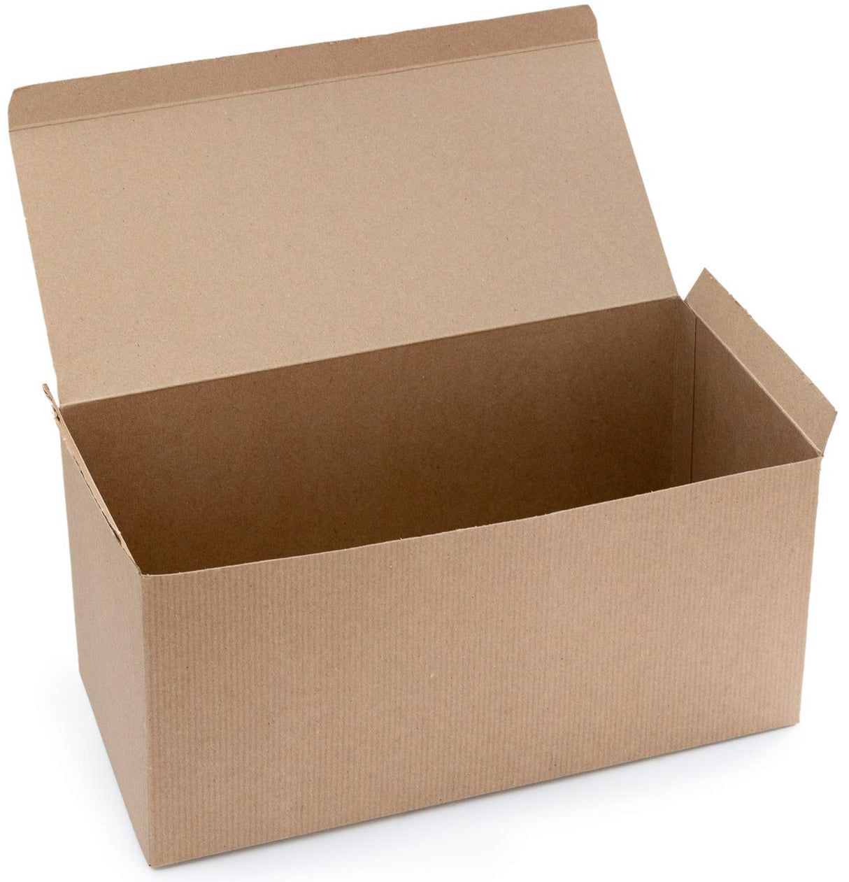 Made in USA 10-Count Recycled Brown Kraft Gift Boxes (5" X 5" X 3") with Tuck Lids for Weddings, Crafting and Baking Packaging Needs