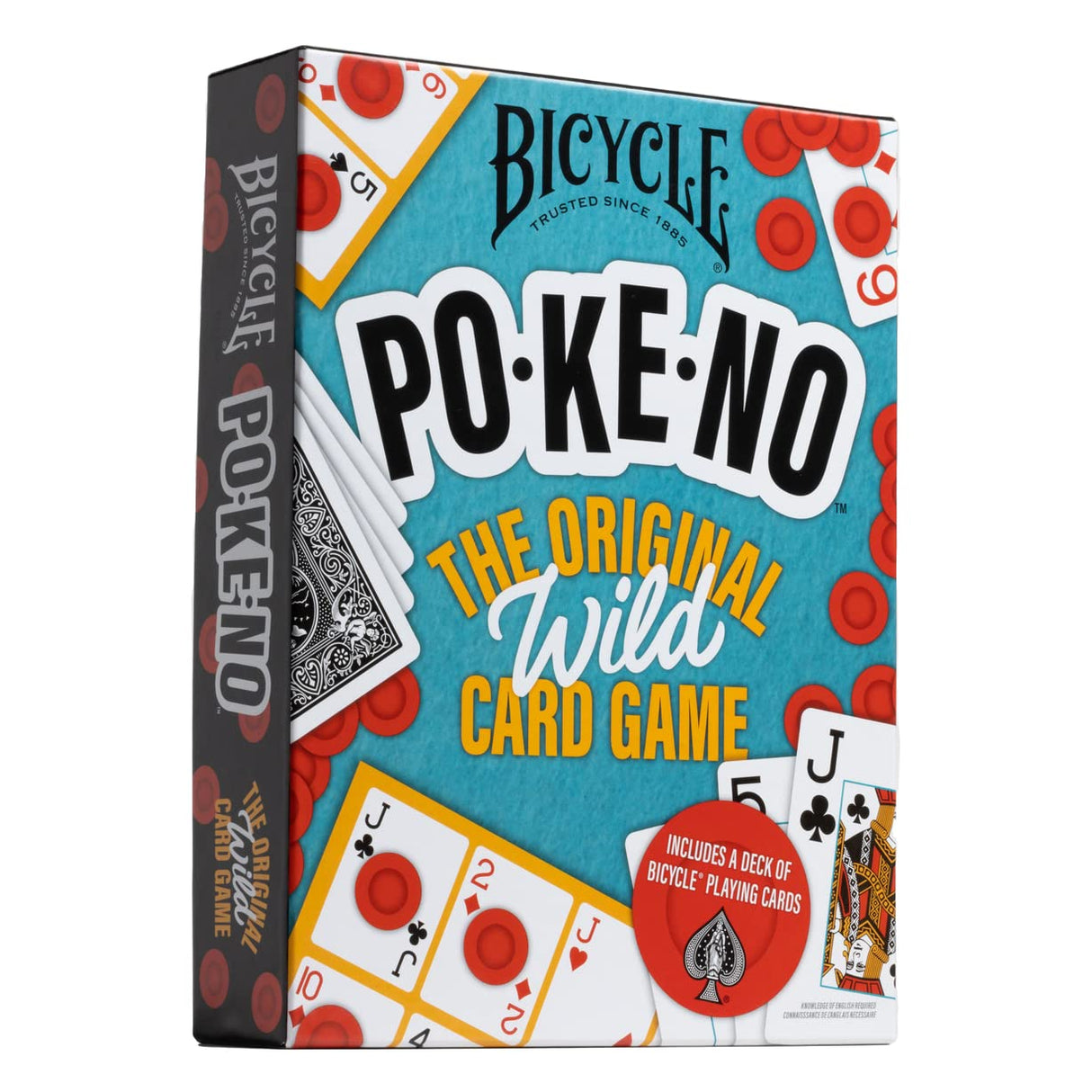 Bicycle Nertz Playing Card Game, 8 Decks of Playing Cards, Fast, Fun, Competitive Multiplayer Solitaire Game, Up to 8 Players, Jumbo Index