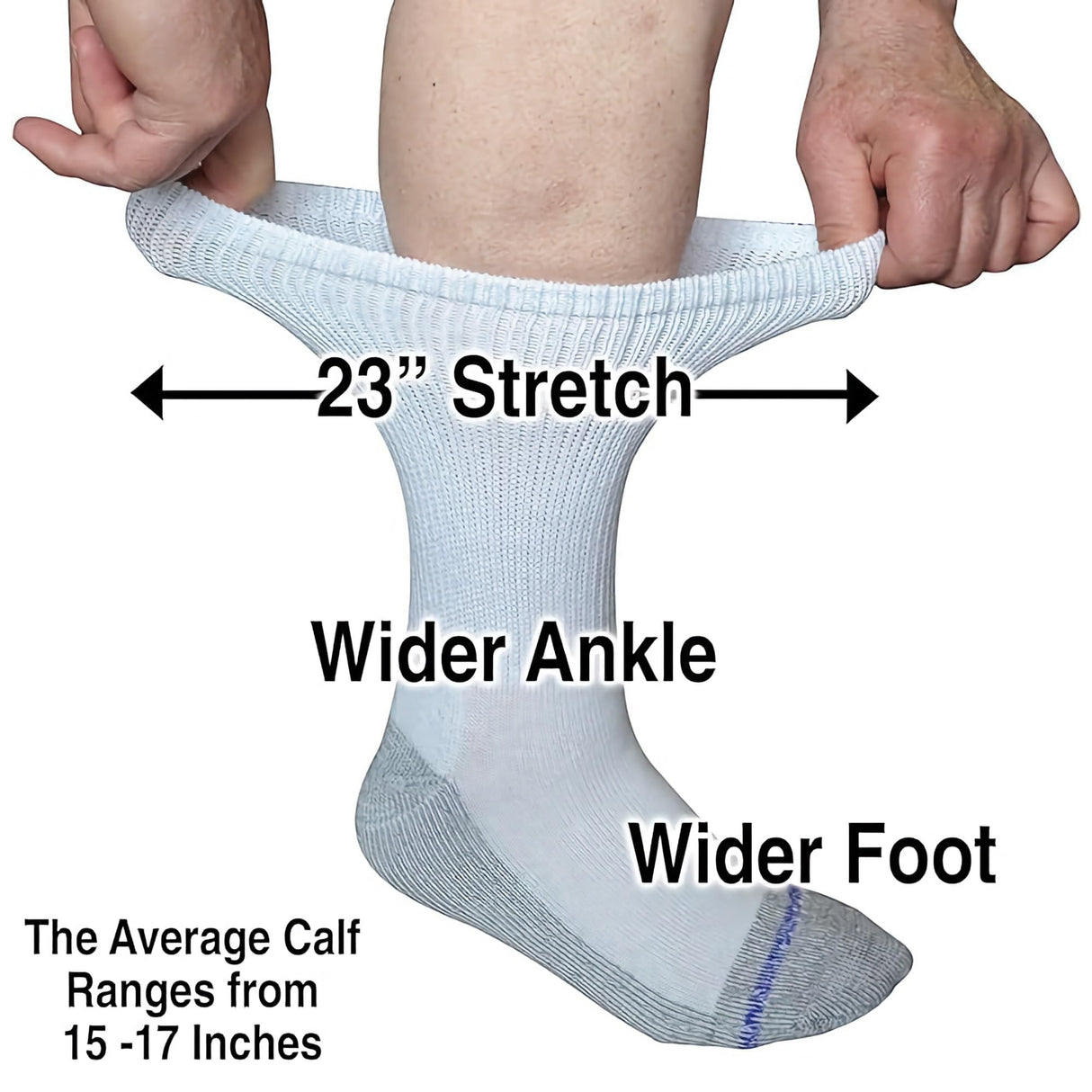 Men's and Women's Casual Crew Socks (Pack of 3) Made in USA! Cushioned Sole