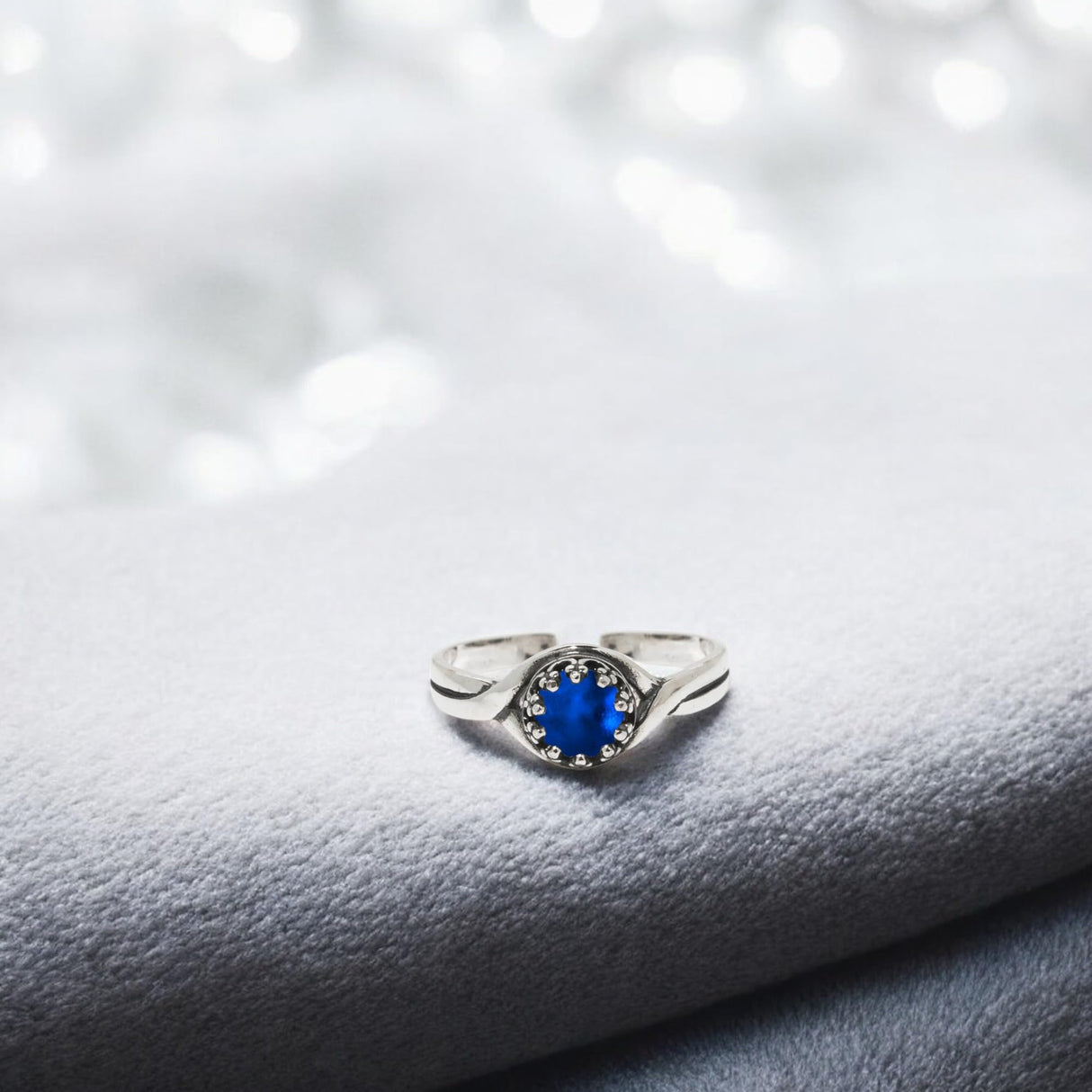 Bottled Up Designs Handmade Primitive Twist Adjustable Ring, Recycled Mason Jar, Sterling Silver, Eco Friendly, Made in USA, Birthday Gift, Mothers Day, Anniversary (Mason Jar Aqua)