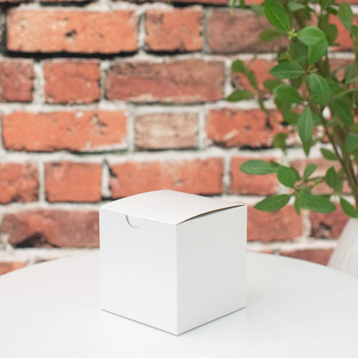 Made in USA 10-Count Recycled Brown Kraft Gift Boxes (5" X 5" X 3") with Tuck Lids for Weddings, Crafting and Baking Packaging Needs