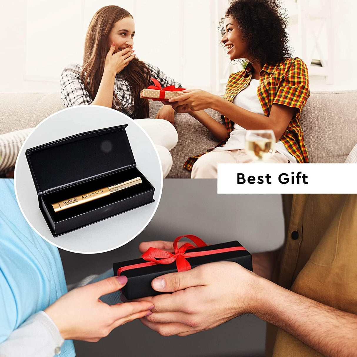 LUXROS Advanced Growth Serum for Full, Thick Eyebrows - USA Made, See Results in 4-8 Weeks (5 ml)