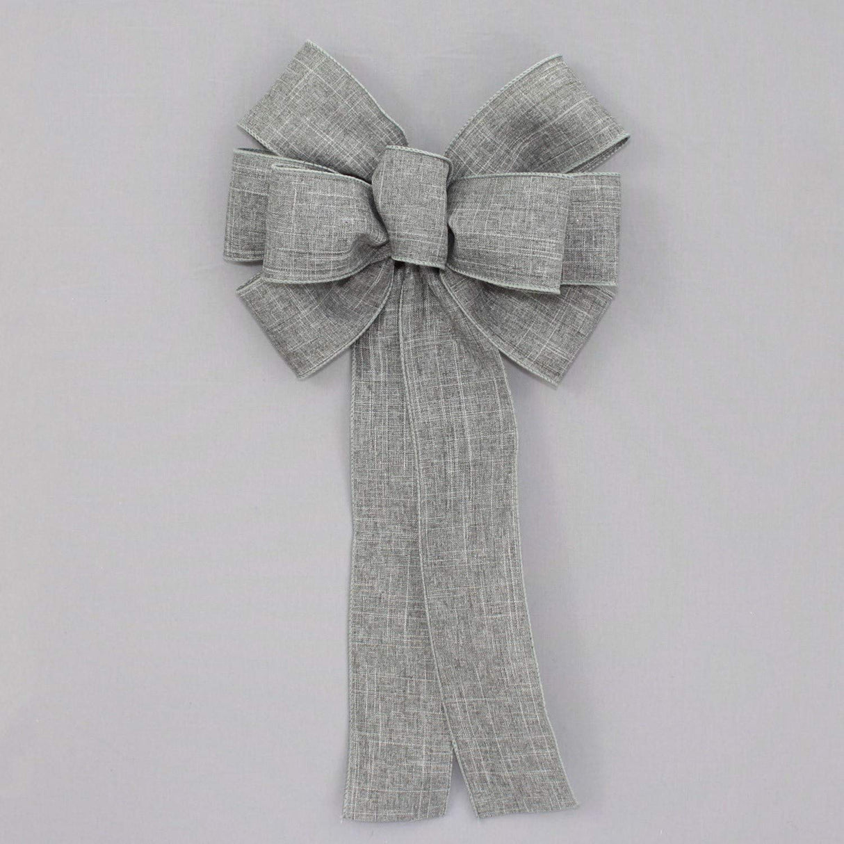 Red Rustic Wreath Bow - Red Christmas Bow by Package Perfect Bows – Made in USA (8 inch bow)