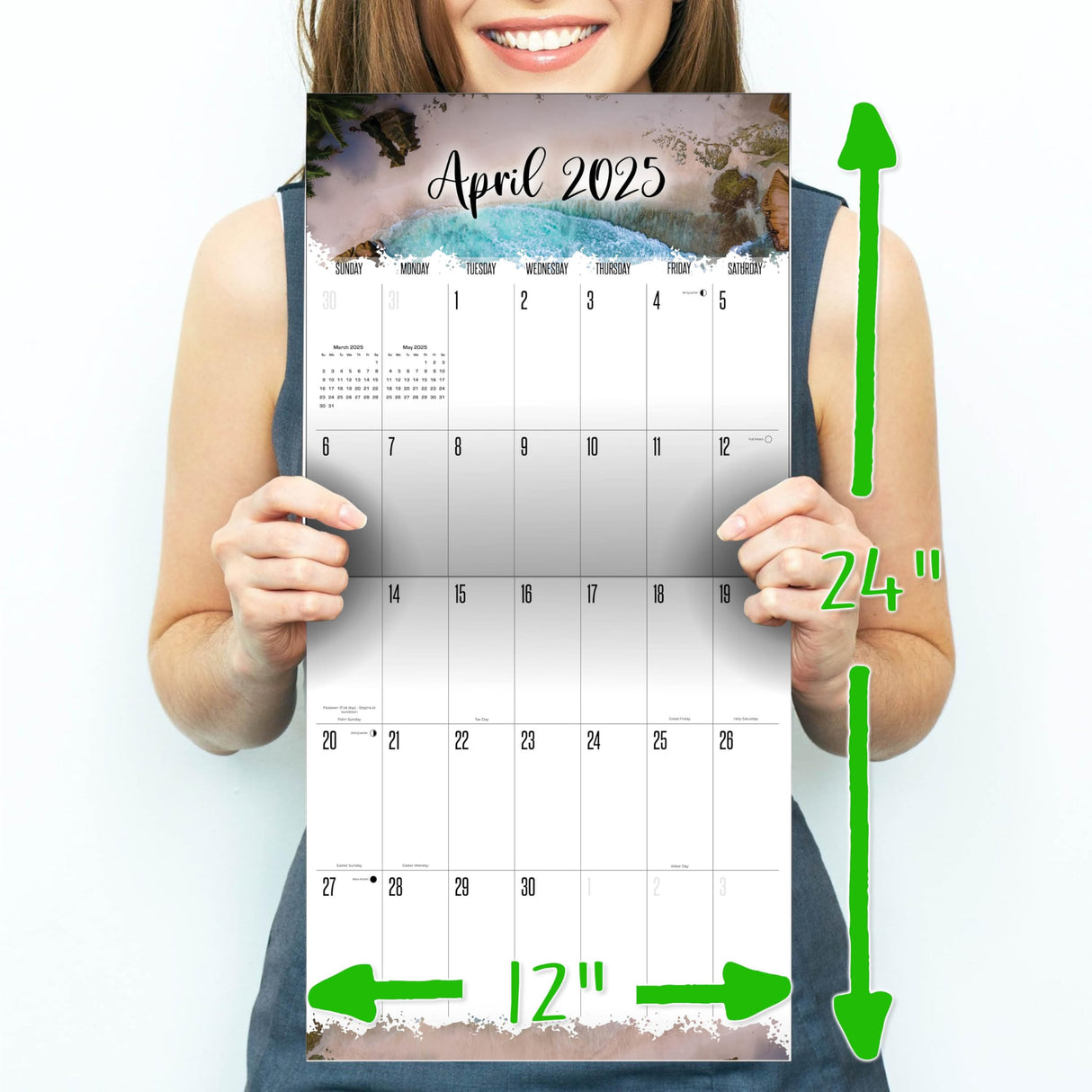 Trump Calendar 2025 Donald Trump Gifts 45 47 President Monthly Wall Calender 12 Month - MAGA - Made In The USA