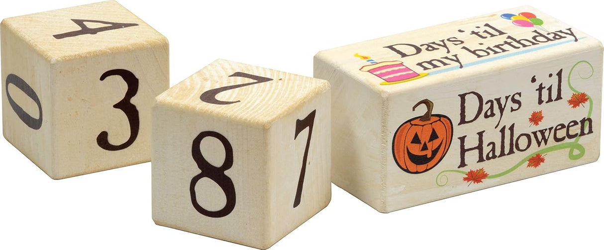 Days 'Til Countdown Blocks - 3 pc Set - Made in USA