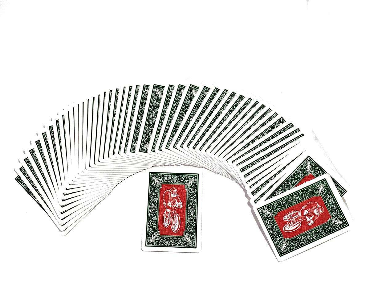 Bicycle Green Back Red Santa Playing Cards