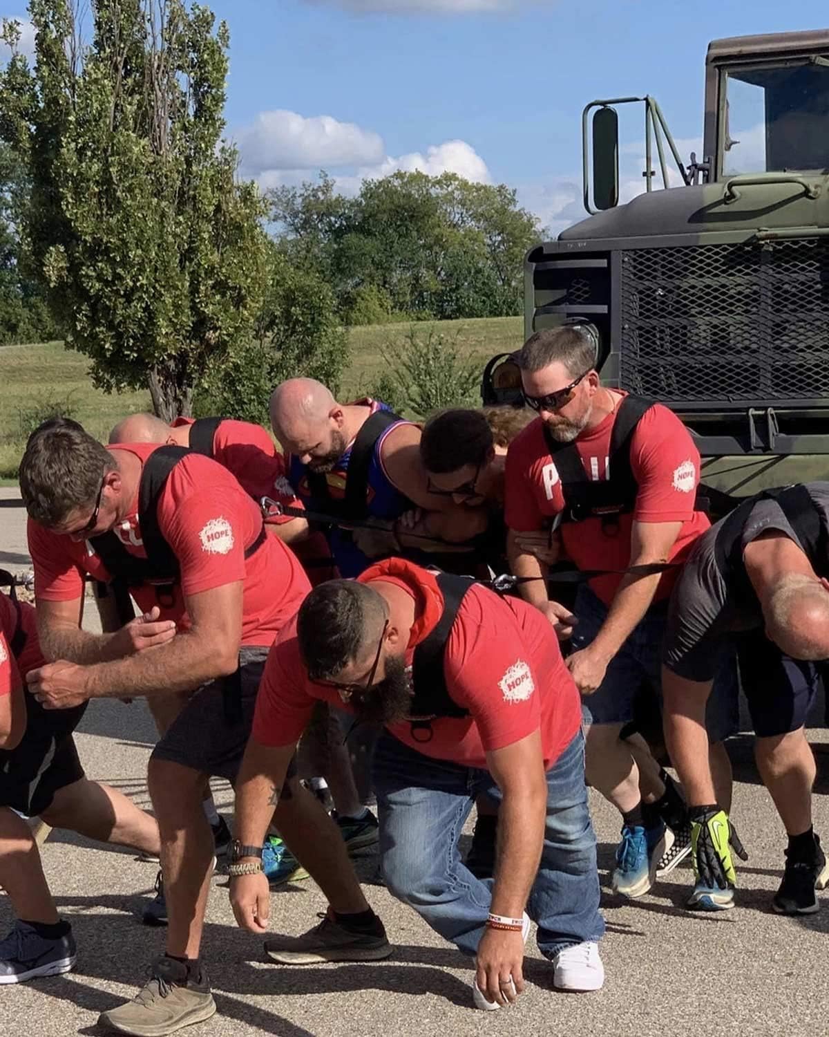 Max Youth Sled Harness (Blue) Made in The USA