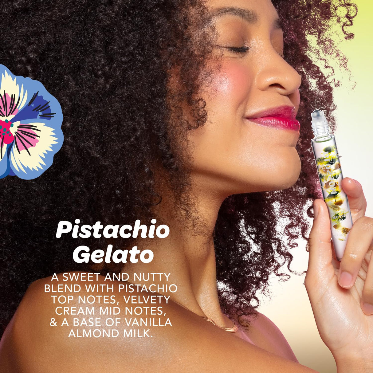 Blossom Roll on Perfume Oil for Women, Alcohol Free Rollerball Perfume with Essential Oil, Infused with Real Flowers, Made in USA, 0.20 oz (Lemon, Bergamot, Violet, White Musk), Cactus Flower