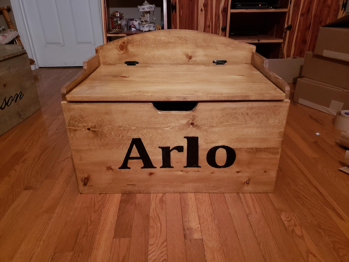 Personalized/Hand Carved/Toy Chest/Toy Box/Chest/Baby Gift/Memory Keeper/Gift/Christmas Present/Made in USA (36, red oak)