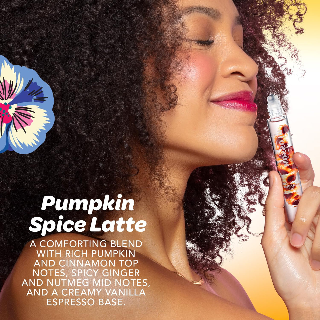 Blossom Roll on Perfume Oil for Women, Alcohol Free Rollerball Perfume with Essential Oil, Infused with Real Flowers, Made in USA, 0.20 oz (Lemon, Bergamot, Violet, White Musk), Cactus Flower