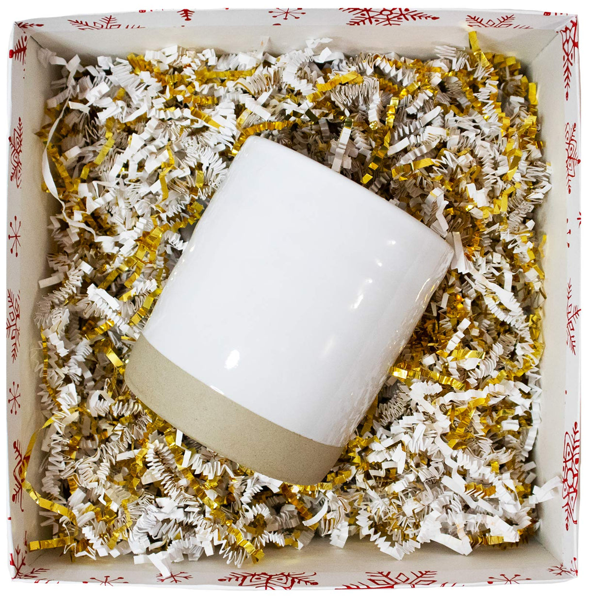 Stephanie Imports Made In USA 3-Ply Crinkle Cut Shredded Paper 2 lbs (Red & Green Christmas Mix)