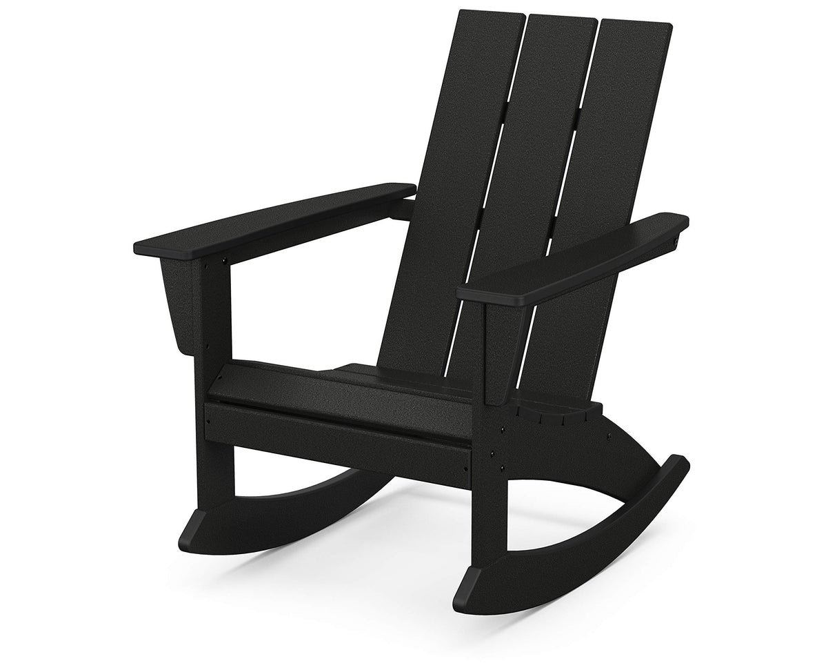 POLYWOOD® Modern Adirondack Rocking Chair, Sand