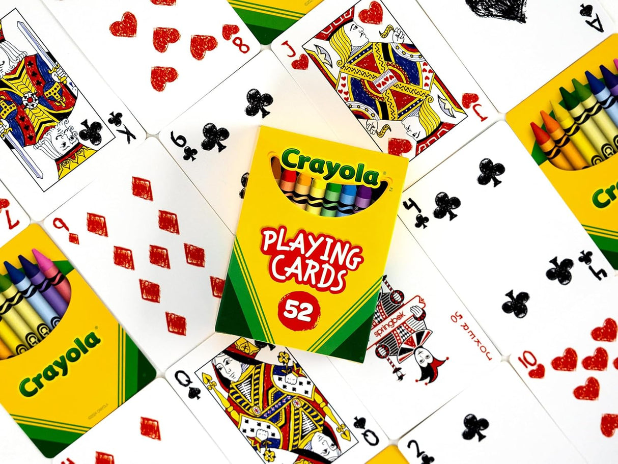 Springbok Crayola Standard Index Deck of Playing Cards