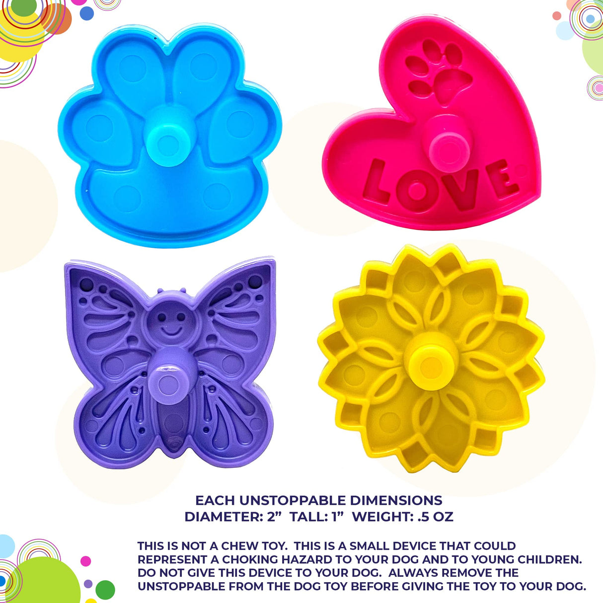 SodaPup Honey Pot – Durable Dog Treat Dispenser & Enrichment Toy Made in USA from Non-Toxic, Pet Safe, Food Safe Natural Rubber Material for Mental Stimulation, Problem Chewing, Calming Nerves, & More