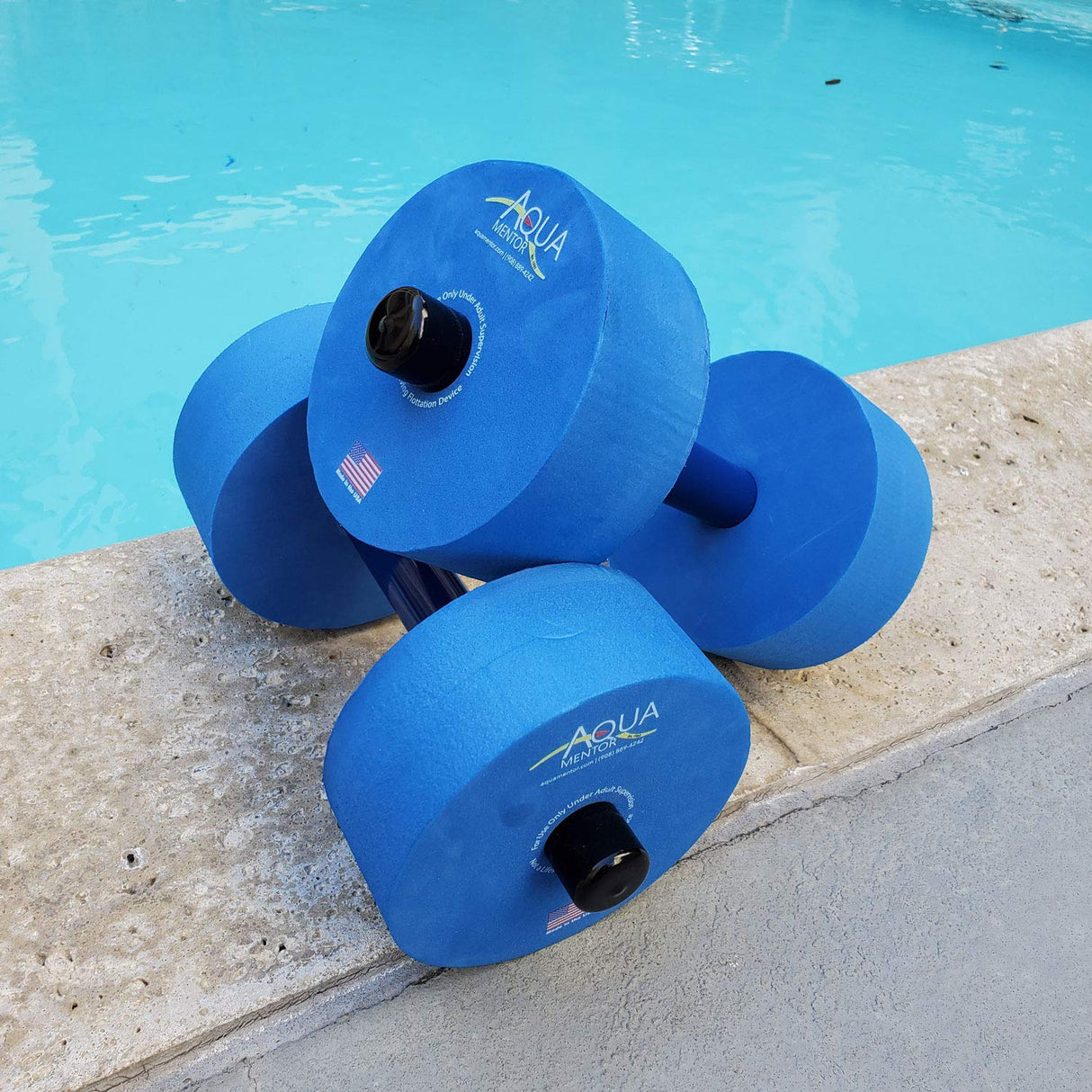 Water Dumbbells - Made in The USA - Great Water Weights for Fitness, Strength, and Aerobics - Set of 2