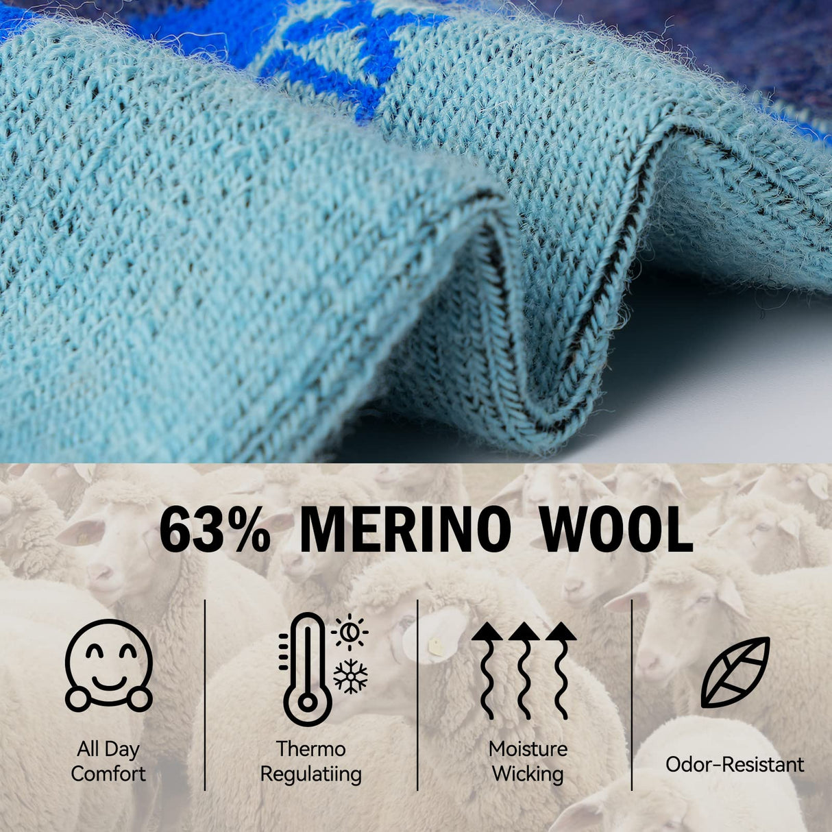 SAMSOX 2-Pair Merino Wool Ankle Running Hiking Socks, Made in USA Cushioned Sport Socks for Men & Women (Moab Quarter)