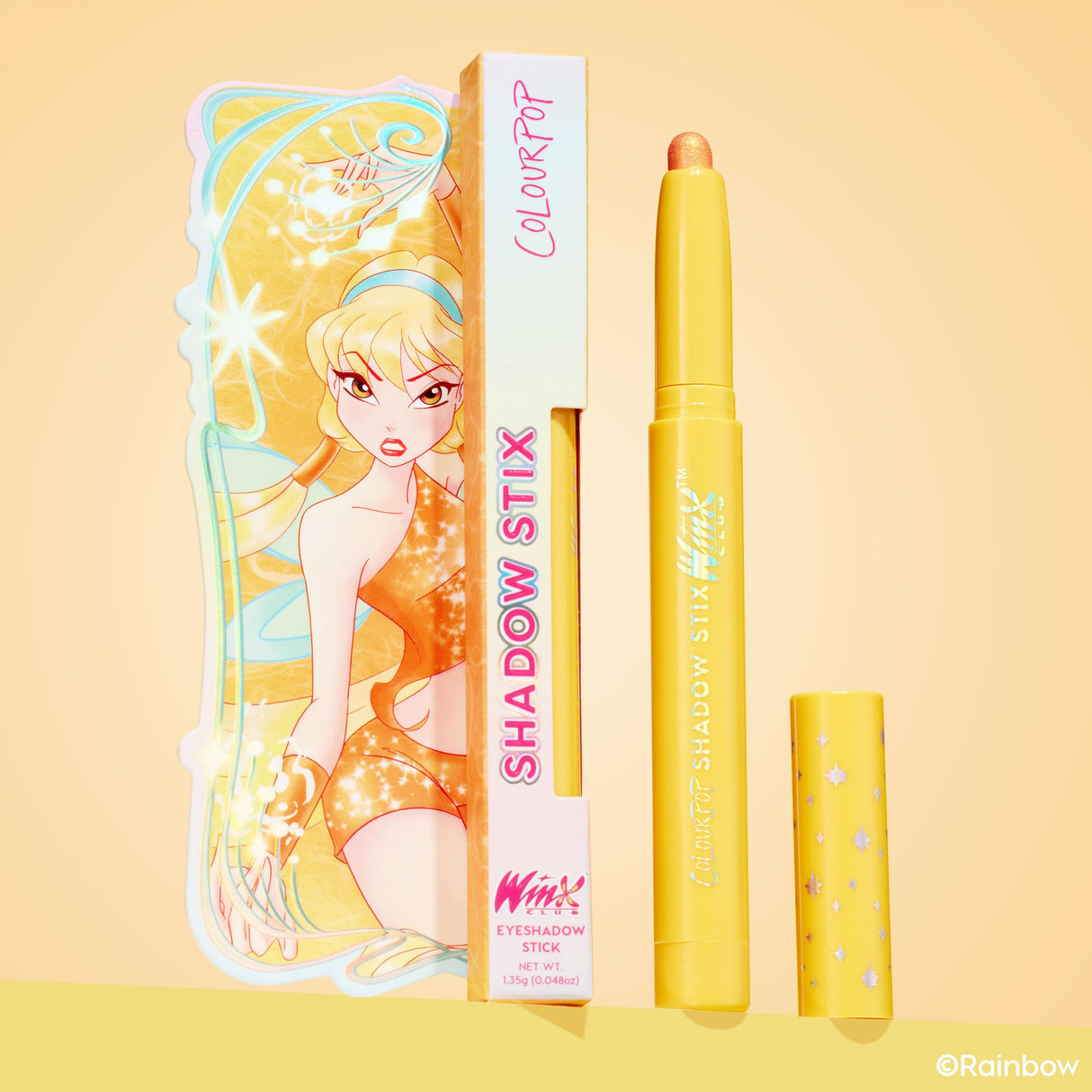 ColourPop Winx Club Shadow Stix - Cream Eyeshadow Stick with Long-Lasting Color - Multi-Use Cream Makeup with a Built-In Sharpener & Precise Tip for Easy Application - Fury of The Dragon (0.05 oz)