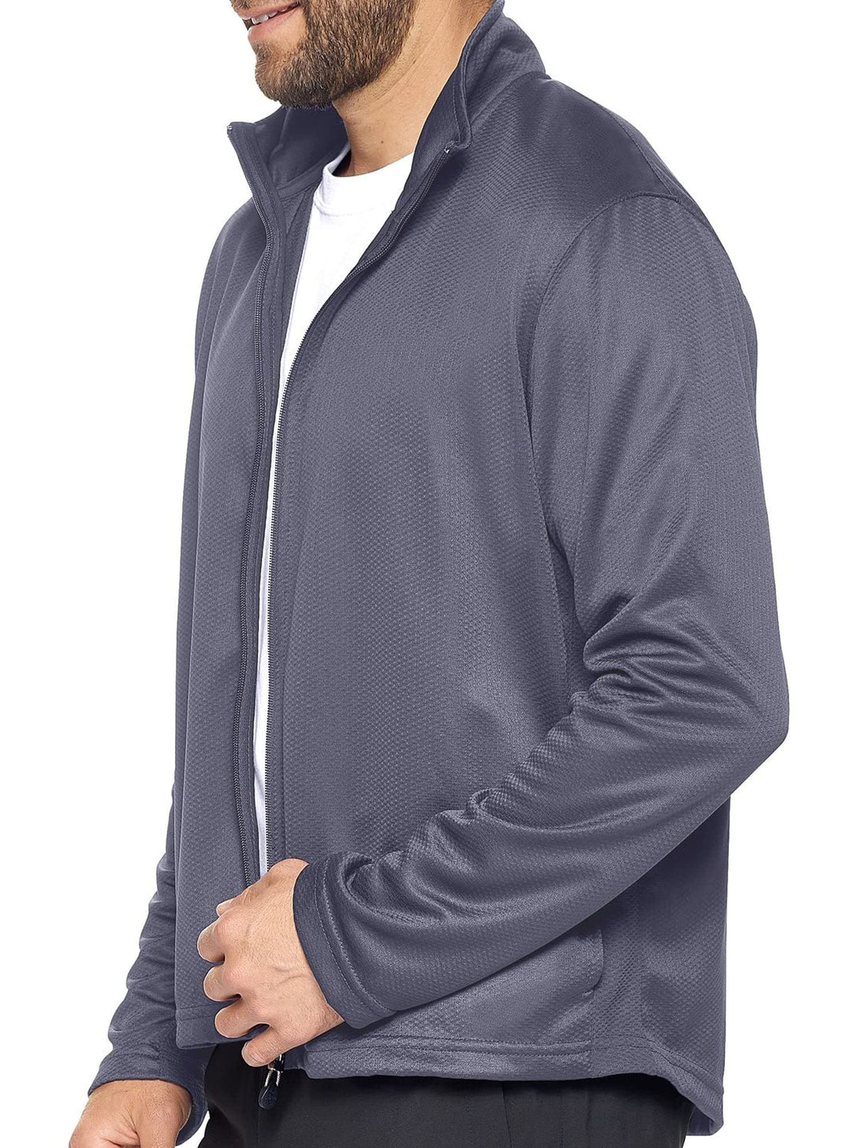 Expert Brand USA-Made Men's Active Performance Sportsman Zip Training Jacket for Sports Hiking Gym Running