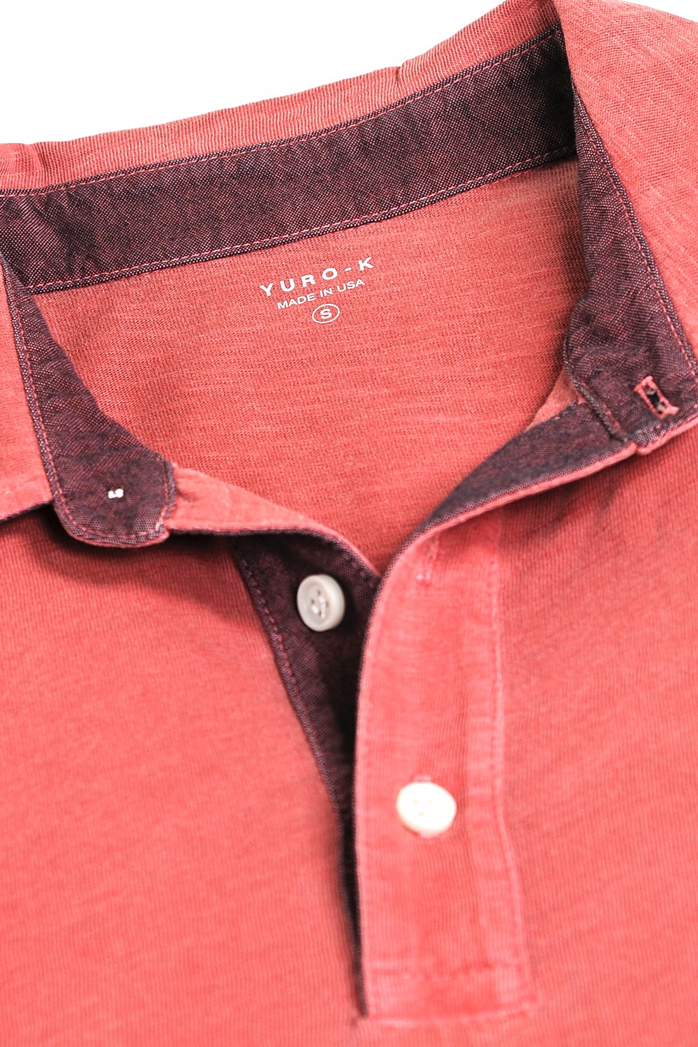 YURO-K Premium Cotton Slub Jersey Short Sleeve Men's Polo T-Shirt with Side Slit Small - XX