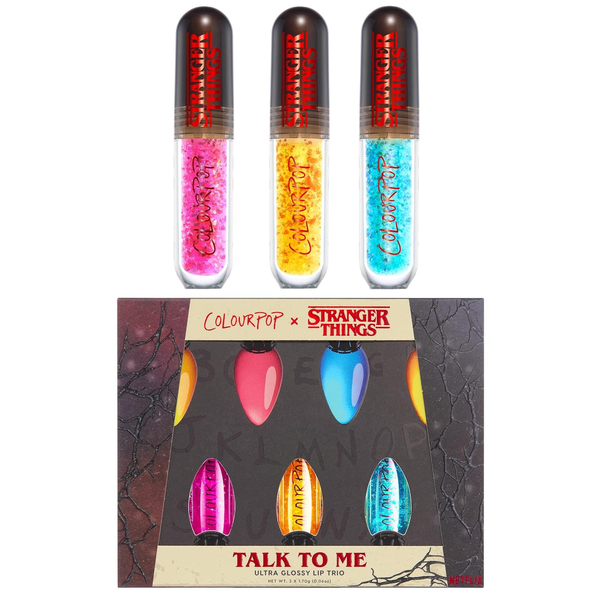 ColourPop ColourPop x Stranger Things Talk to Me Ultra Glossy Lip Trio