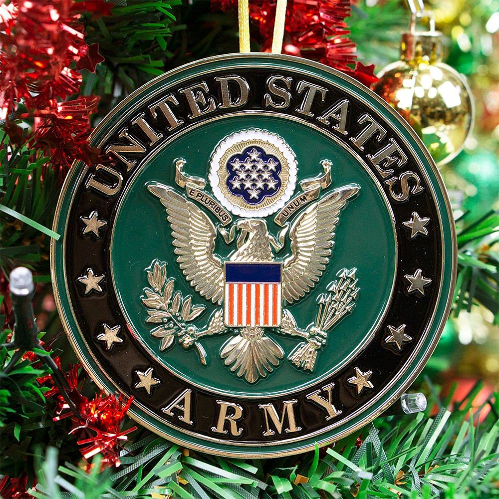 Allied Products Navy Heroes Series Holiday Ornament - Officially Licensed Navy Medallion
