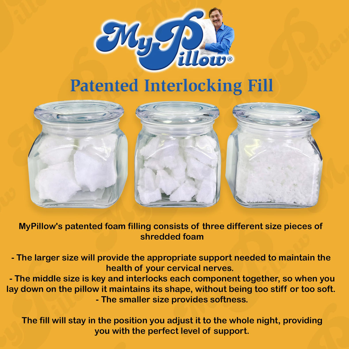 MyPillow Premium Bed Pillow Set of 2 King Medium and Firm