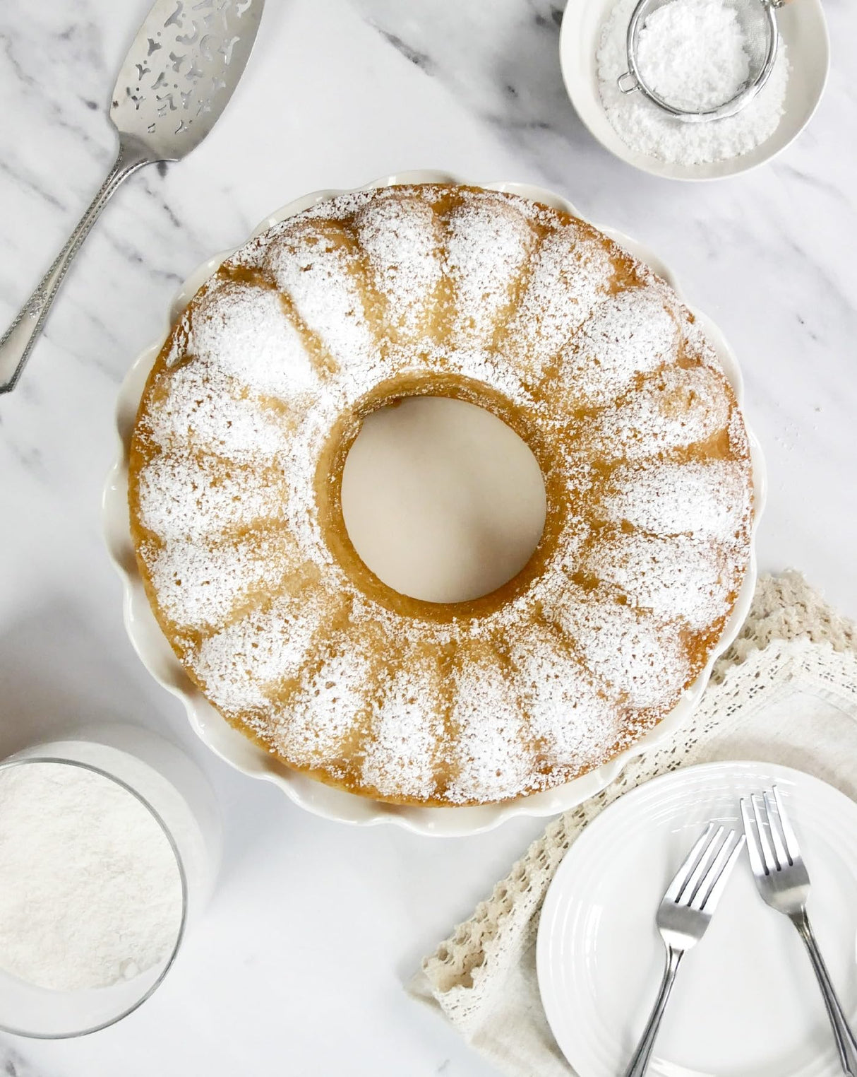 USA Pan Bakeware Nonstick Fluted Tube Cake Pan, Aluminized Steel 10-Inch