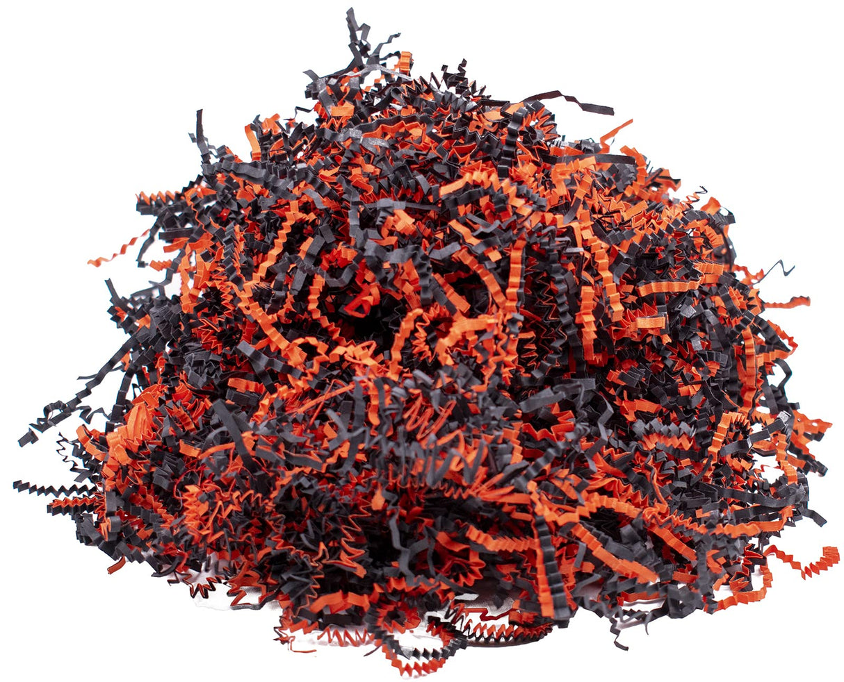 Stephanie Imports Made In USA 3-Ply Crinkle Cut Shredded Paper 2 lbs (Red & Green Christmas Mix)