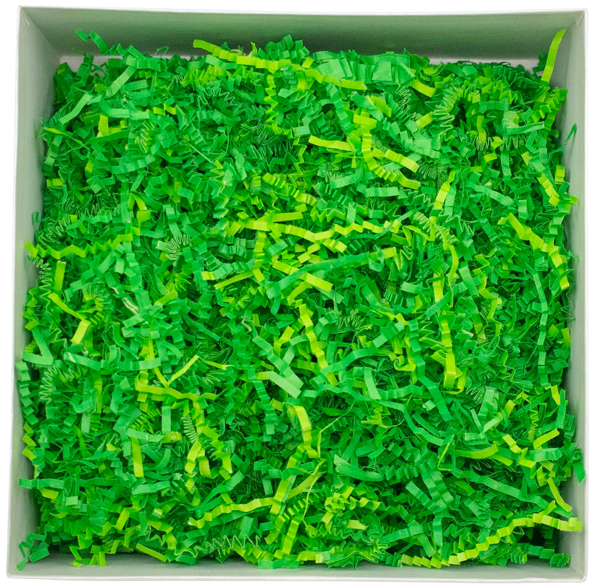 Stephanie Imports Made In USA 3-Ply Crinkle Cut Shredded Paper 2 lbs (Red & Green Christmas Mix)