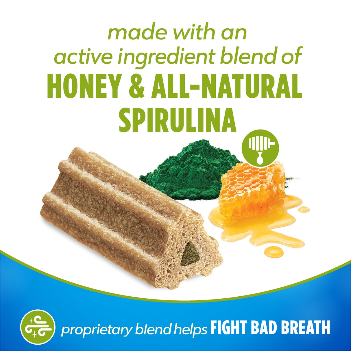 Purina DentaLife ActivFresh Chicken Flavor Toy Breed Adult Dog Dental Chews – Multipack 13.5 oz (2) - (70ct) - 45 ct. Pouch