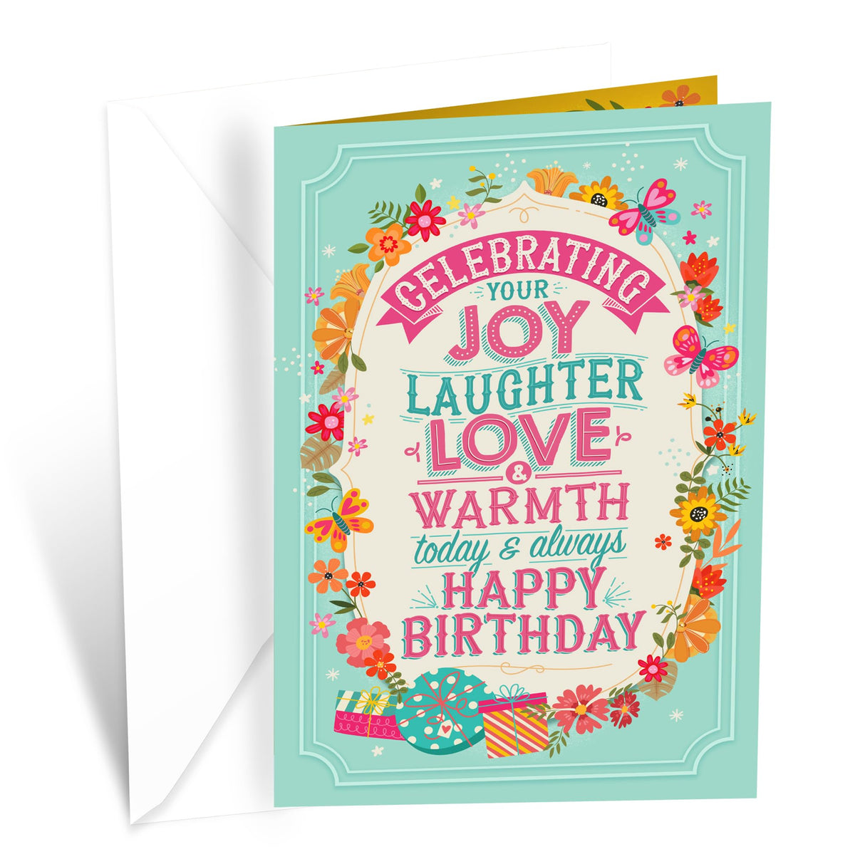 Prime Greetings Friend Birthday Card, Made in America, Eco-Friendly, Thick Card Stock with Premium Envelope 5in x 7.75in, Packaged in Protective Mailer