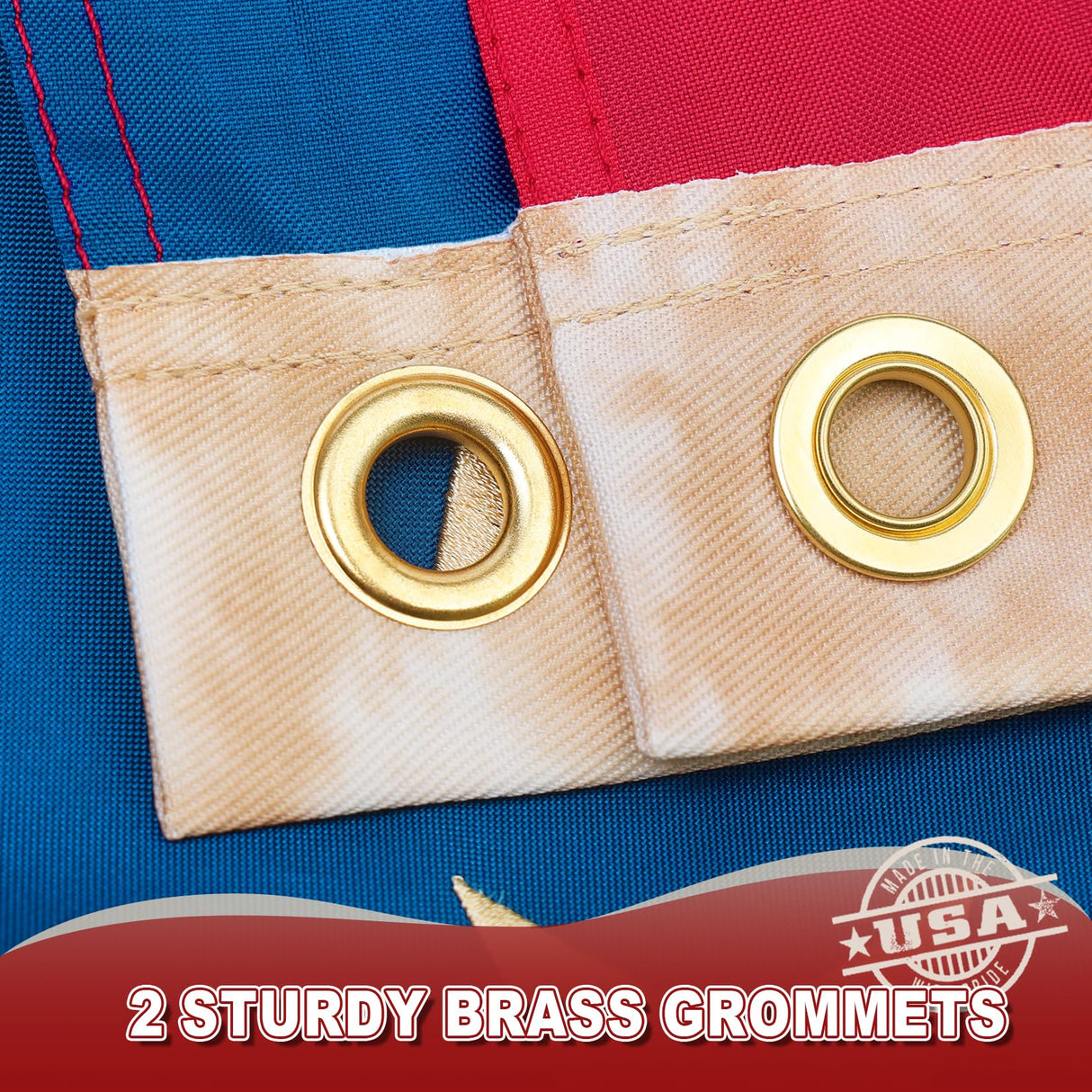 100% Made in USA American Flags 3x5 Ft Outside,American Flag Outdoor Heavy Duty,Us Flag 3x5 Longest Lasting Usa Flag, Built For Outdoor Use,(100% In Usa)