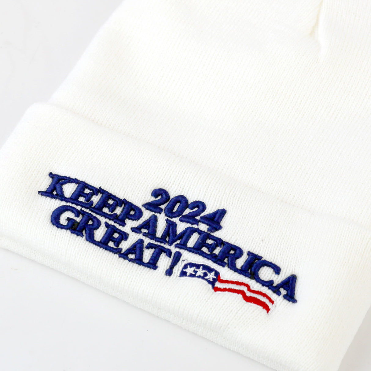 Made in USA Exclusive 2024 47th President 3D Trump Skull Knit Beanie Cap President Beanie Hat