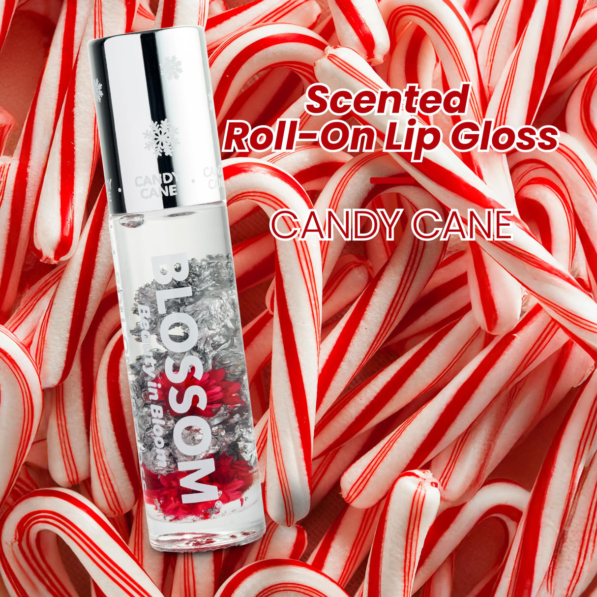 Blossom Scented Roll on Lip Gloss, Infused with Real Flowers, Made in USA, 0.20 fl. oz./5.9ml, Watermelon