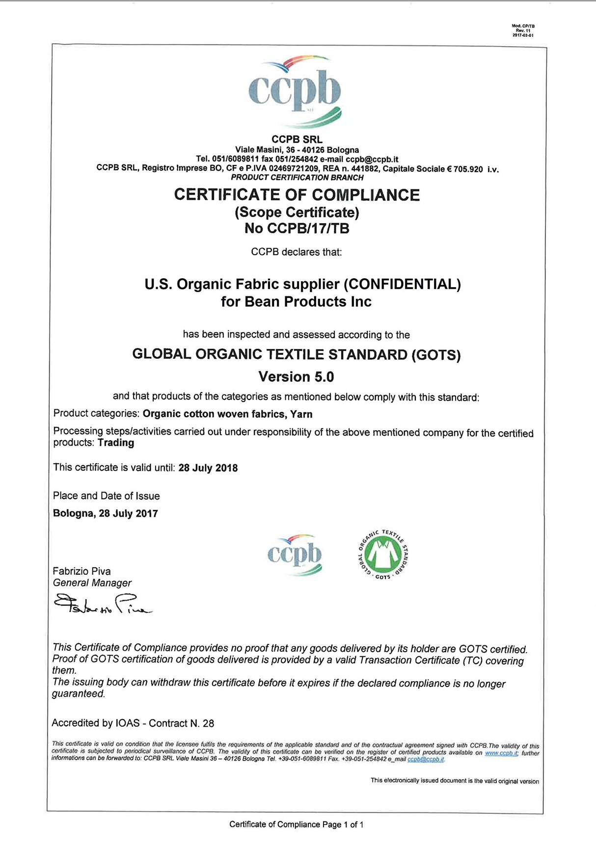 Bean Products Neck Roll Pillowcases | Cotton, 10 oz. Heavy Duty | Navy (6" x 16")