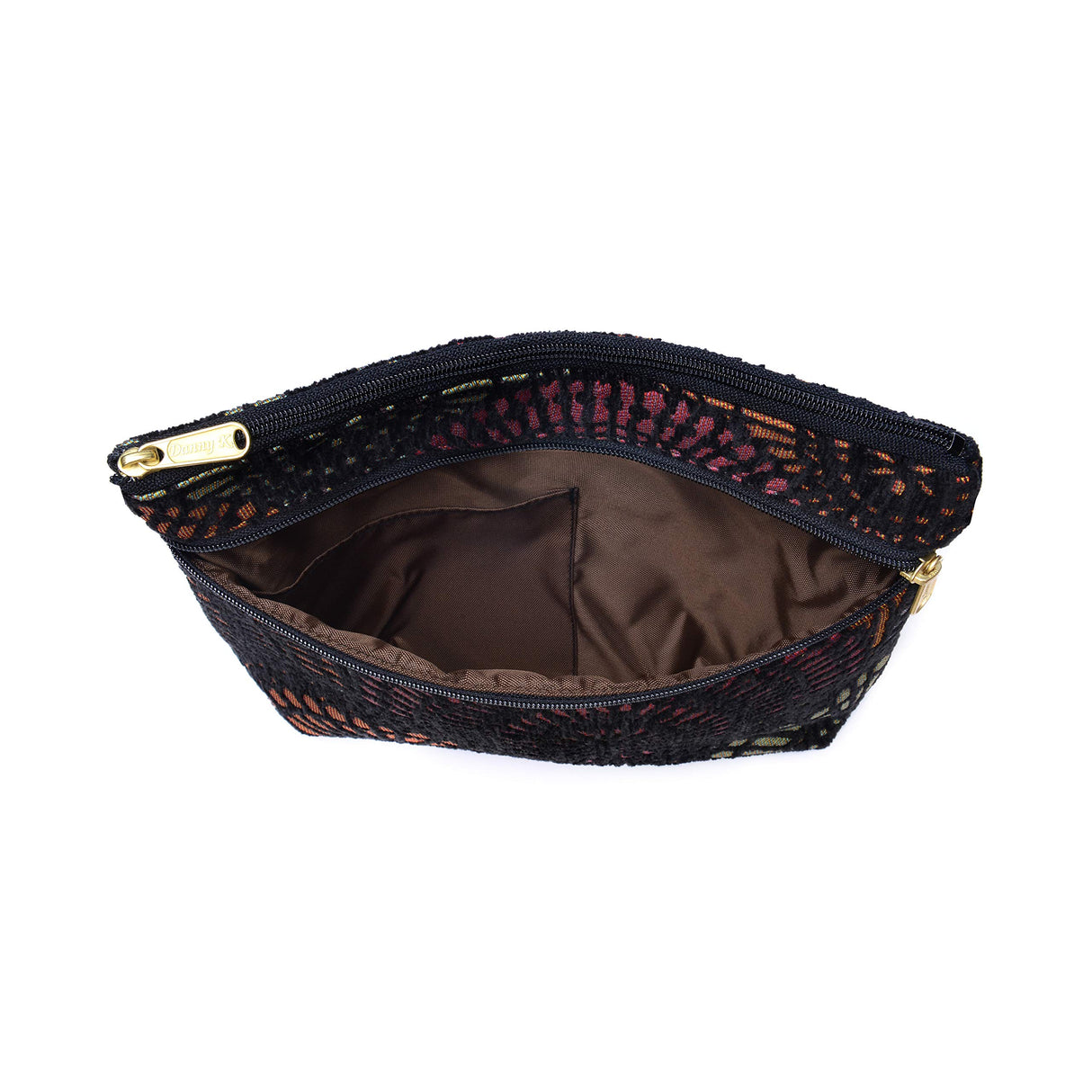 Danny K. Women's Tapestry Zipper Purse Crossbody Handbag, Adjustable Cord, Handmade in USA