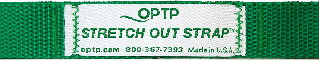 OPTP The Original Stretch Out Strap with Exercise Poster, USA Made Top Choice Stretch Out Straps for Physical Therapy, Yoga Stretching Strap or Knee Therapy Strap