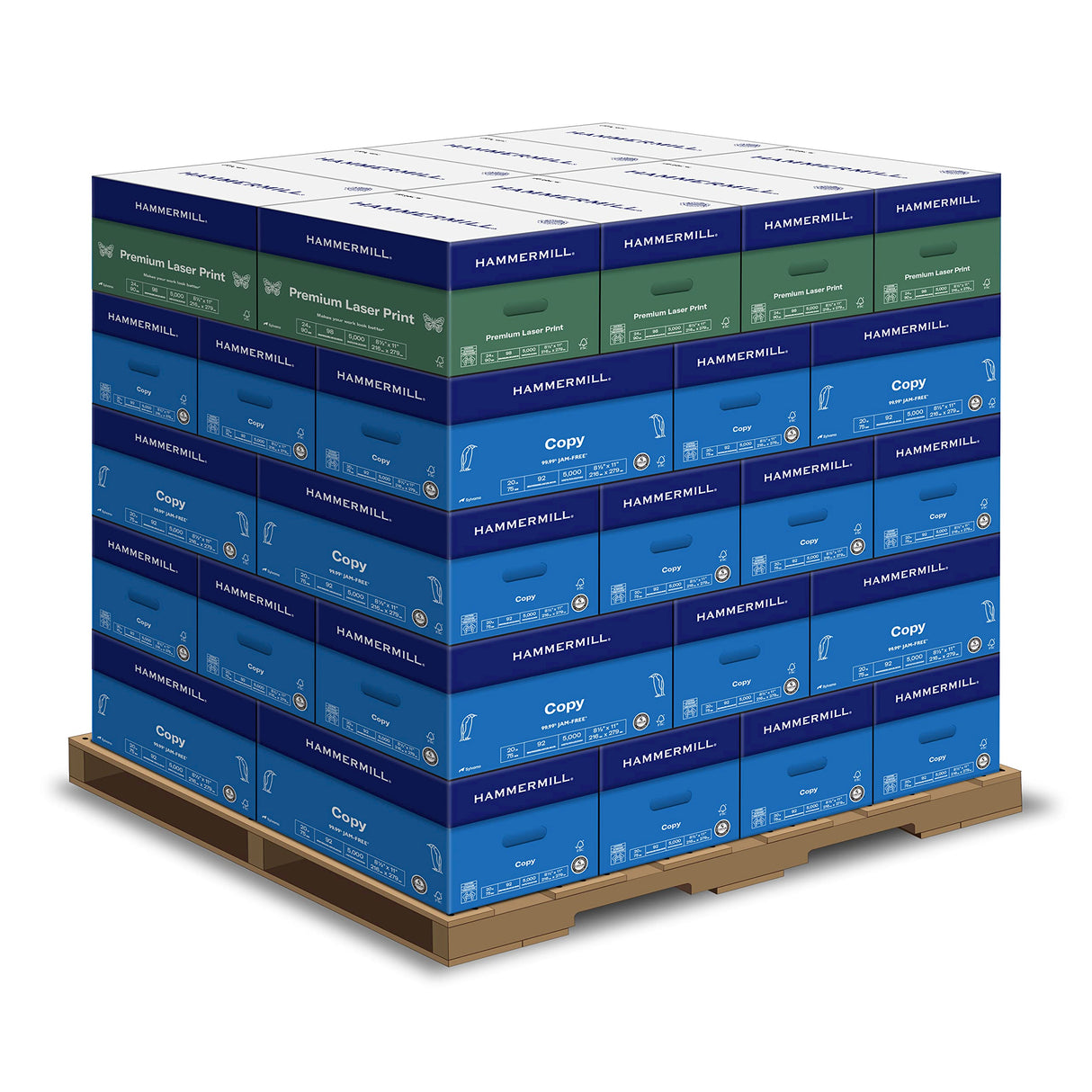 Hammermill Printer Paper, 20 Lb Copy Paper, 8.5 x 11 - 3 Ream (1,500 Sheets) - 92 Bright, Made in the USA, 500 Count (pack of 3)