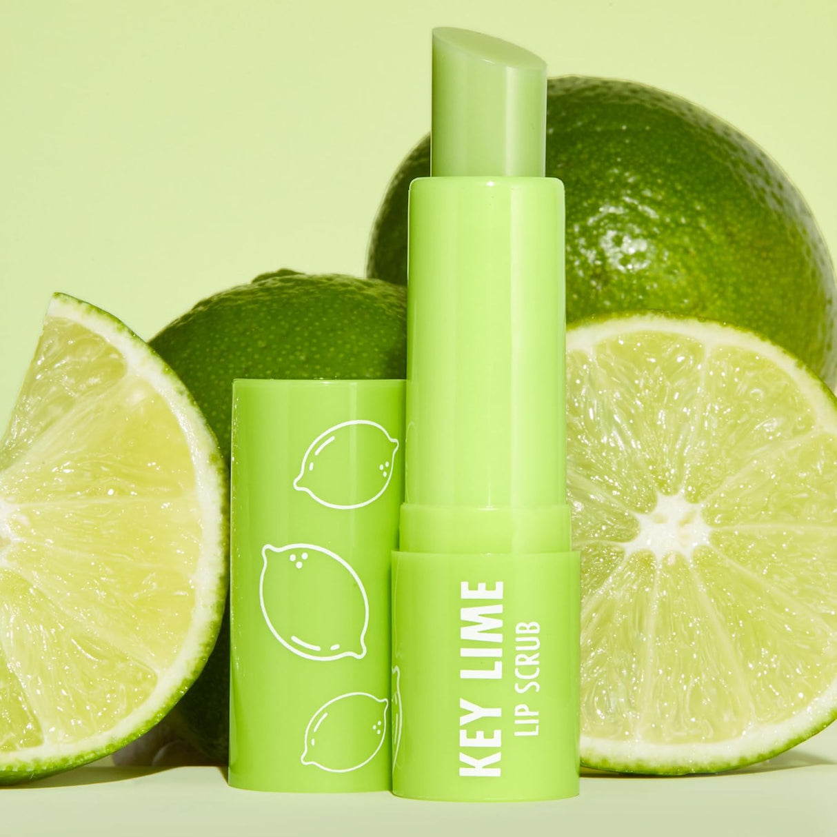 ColourPop Lip Scrub - Moisturizing Lip Exfoliator to Buff & Soften Lips - Formulated with Sugar Crystals, Cocoa & Shea Butter & Vitamin E - Key Lime (0.14 oz)