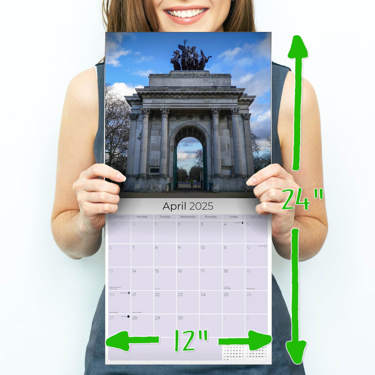 Trump Calendar 2025 Donald Trump Gifts 45 47 President Monthly Wall Calender 12 Month - MAGA - Made In The USA