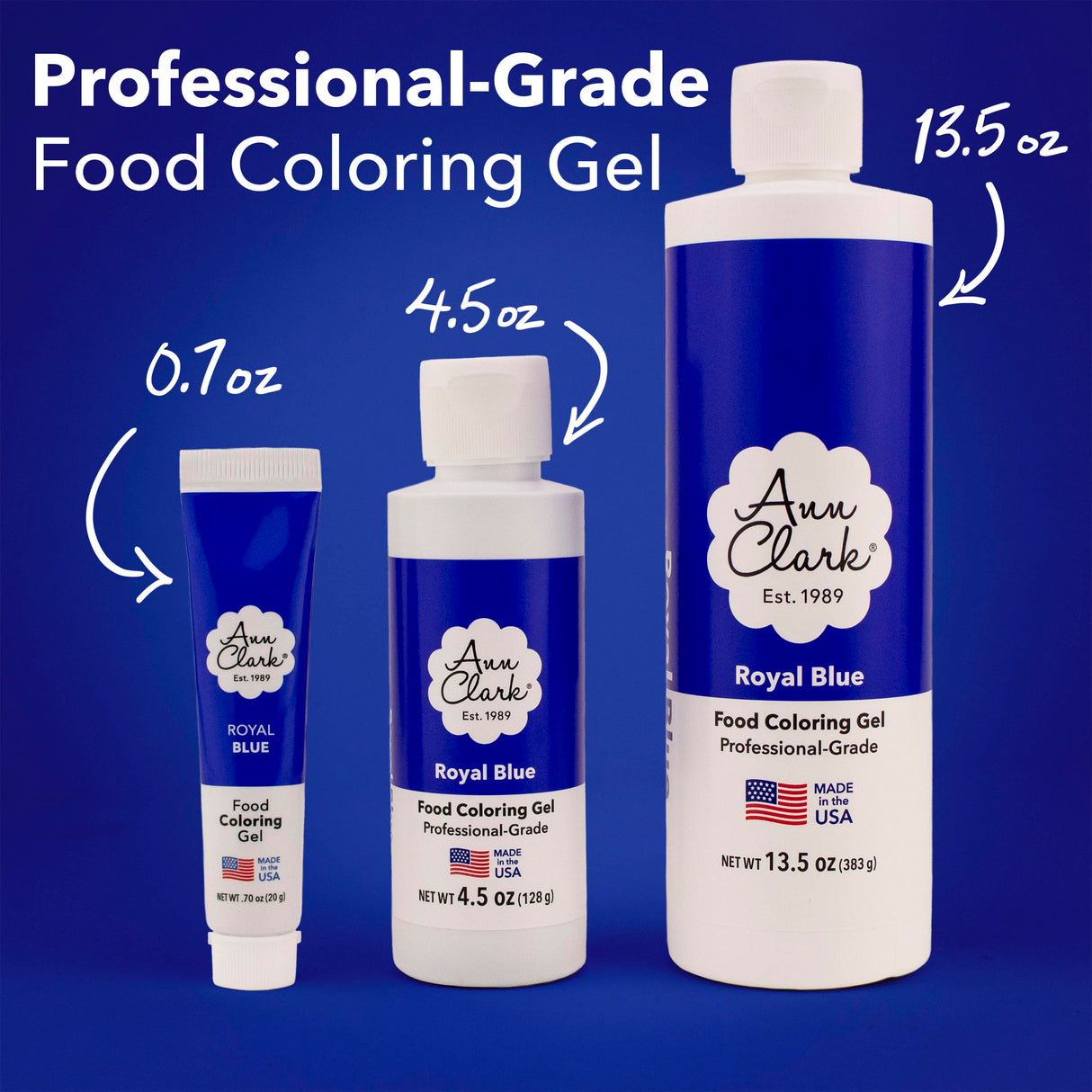 Ann Clark Super Red Food Coloring Gel Large 4.5 oz Professional Grade Made in USA