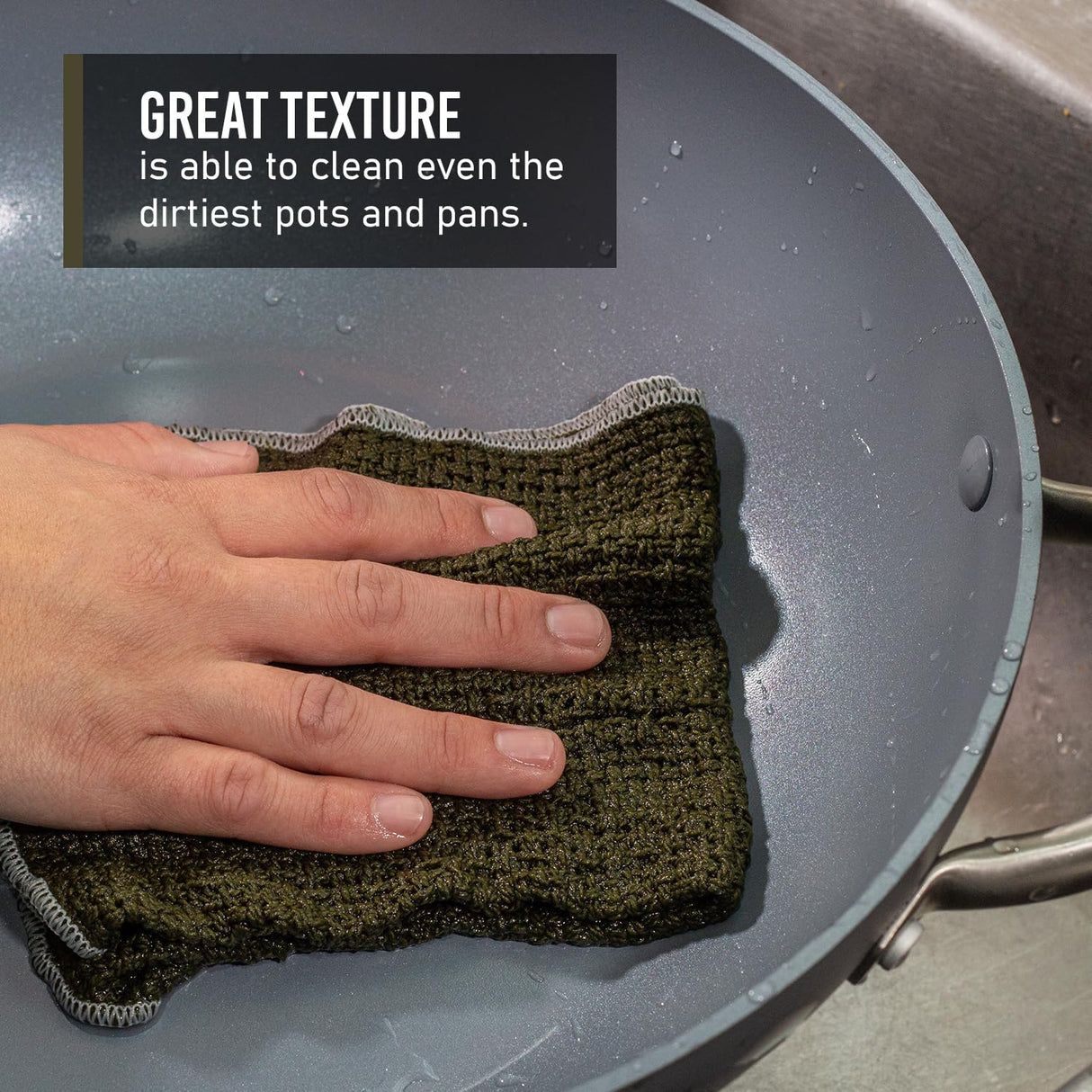 Old Fashion 100% Cotton Dishcloths - Set of 4 Mixed Colors - 4 Natural -11" x 11"